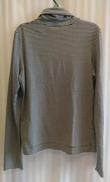 Dámsky elastický pásikavý top - rolák, passport, l, l