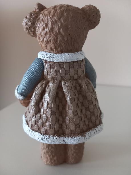 Sada 2ks stojacie keramické medvedíky, 