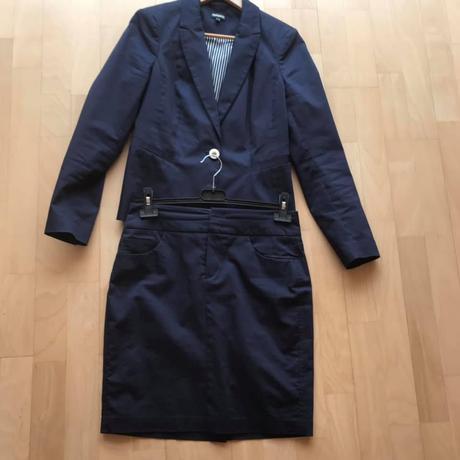 Modrý kostým, street one,38