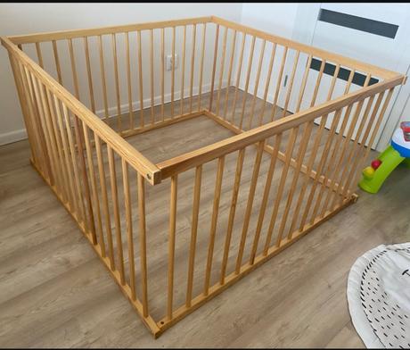 Detská drevená ohrádka, šírka (cm): 120,dĺžka (cm): 120