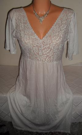 Bavlnena jemnucka svadobna kosielka, m