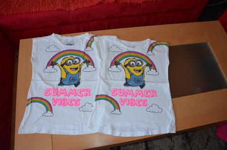 Tričká f&f - mimoni - v.140, 140