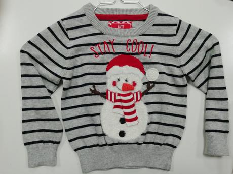 Sveter snehuliak vianočné, 80