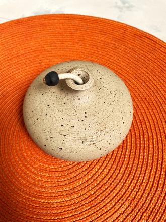 Kameninová vintage olejová lampa, 