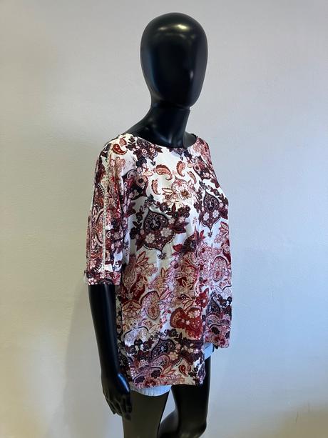 Dámska vzorovaná blúzka s.oliver (46), s.oliver,xxxl