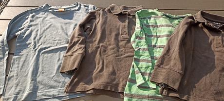 Tričká dlhý rukáv vel. 134, 122–134