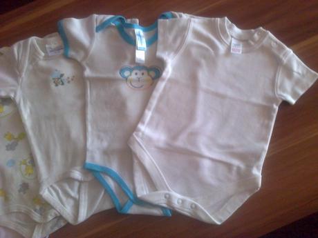 Body 5ks krátky rukáv, veľ. 3-6mes., next,68
