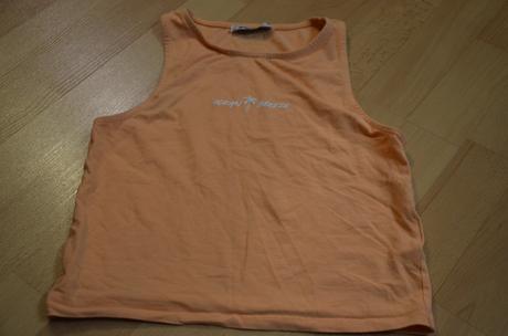 Crop top kratke tielko, xs