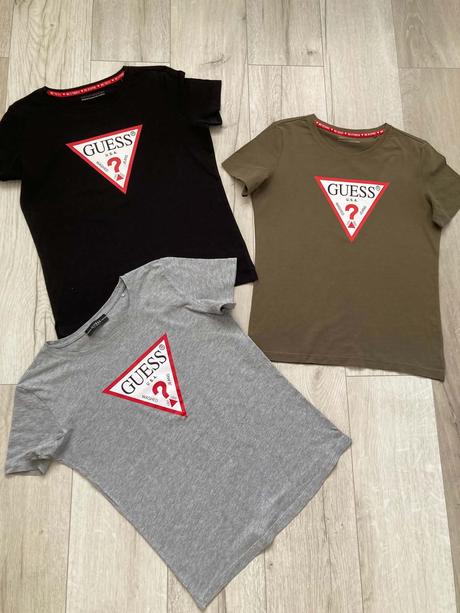 Guess-tričká bavlnené-3kusy,, guess,s