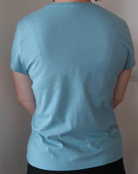 Oceľovomodré tričko, l