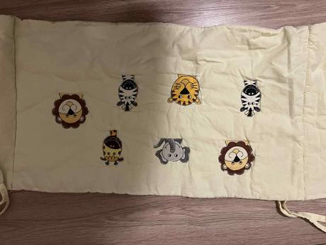 Bavlnený mantinel do detskej postielky, šírka (cm): 35,dĺžka (cm): 220