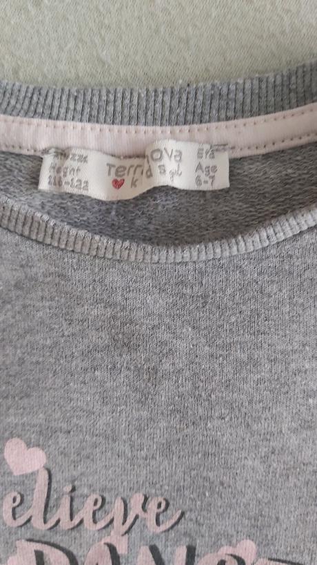 Mikinové tričko baletka 116/122, terranova,116