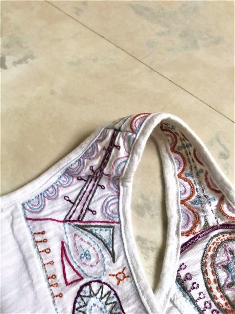 Voľné zvonové tielko vintage, next,40