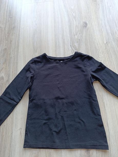 Uni čierne tričko, h&m,122