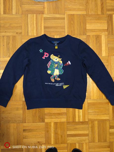 Ralph lauren bear pecková mikina, ralph lauren,xs