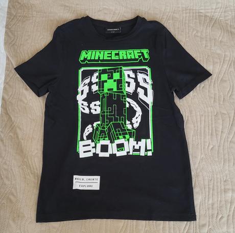 Tričko minecraft velk. 134/140, 134