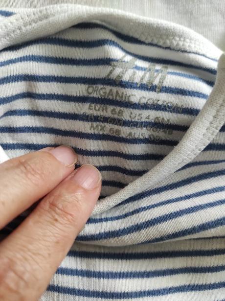 Body s dlhým rukávom, h&m,68