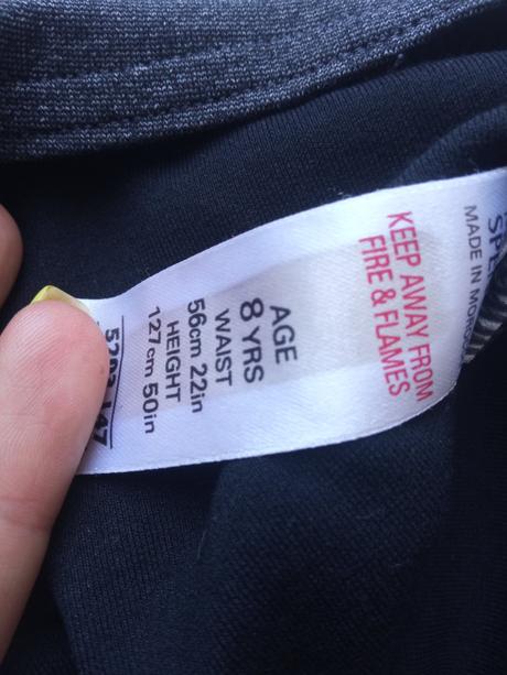 Dievčenská sukňa sivá marks&spencer (128), marks & spencer,128