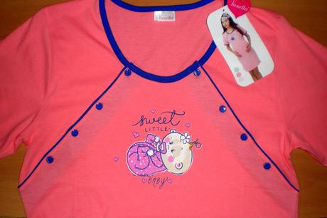 Kojenecká nočná košeľa so županom, vienetta secret,l - xxl