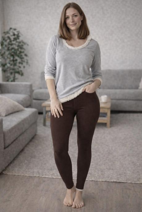 Set kožušinkových legin, l / m / s / xs