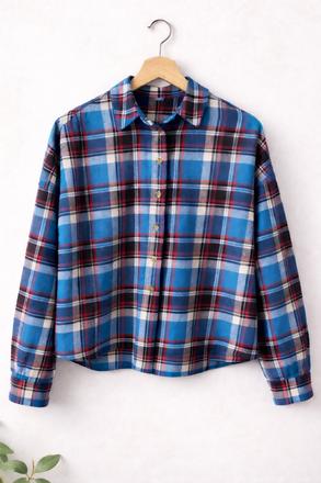 Dámska károvaná košeľa, xs