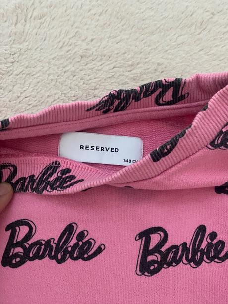 Mikinka barbie+ cierne bavlnené nohavice, reserved,140