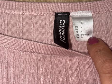 Pletené tielko, h&m,l