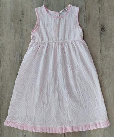 Rúžové kárované šaty h&m, h&m,116