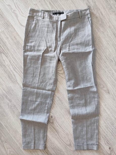 Plátenné nohavice, zara,s
