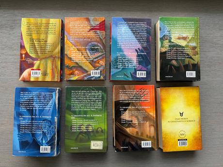 Harry potter 1-7 a prekliate dieťa,
