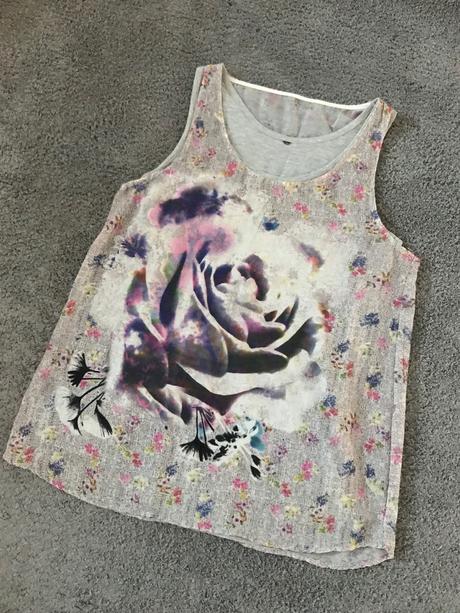 Letne tricko kvet, l