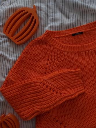 Oranzovy sveter, promod,l