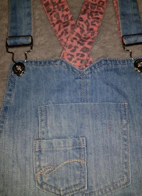 Riflová sukňa na tráky, s