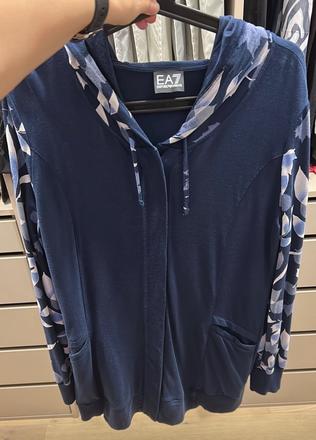 Armani mikina m modrá, armani,m