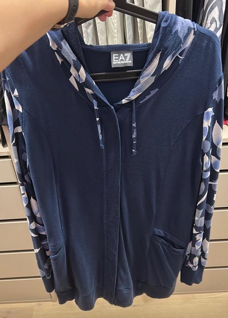 Armani mikina m modrá, armani,m