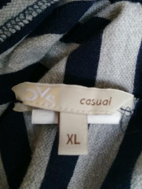 Pánske modro sivé tričko, casual, l