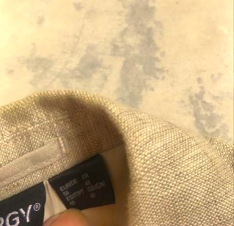 Naturálne ľanové sako č.48, xl