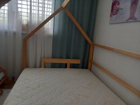 Domčeková posteľ  benlemi 140x200, šírka (cm): 140,dĺžka (cm): 200