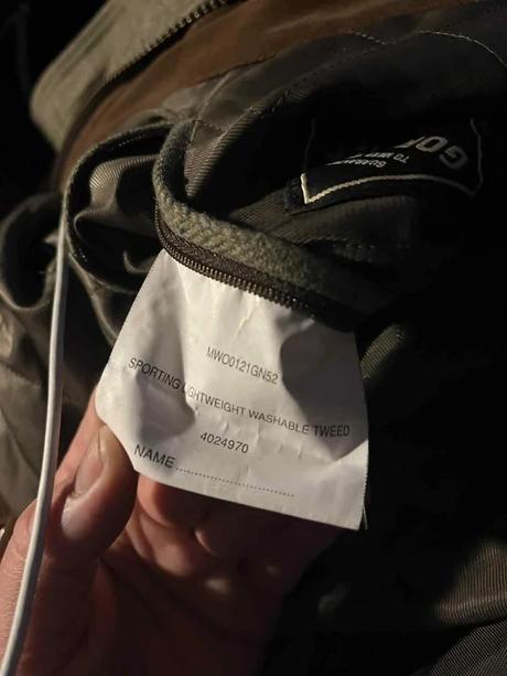 Barbour sporting gore-tex tvídová bunda, l