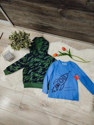 Tričko a mikina 86, tesco,86