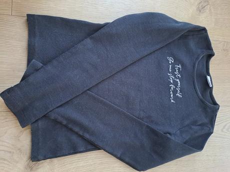 Čierne tričko, zara,164