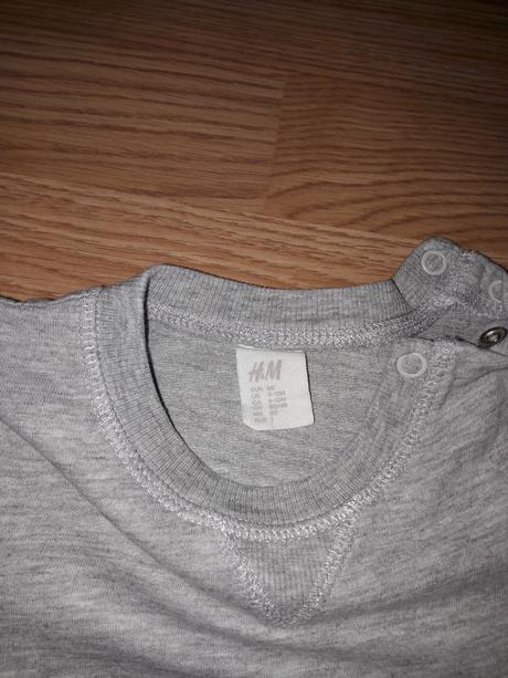 Mikina s kratkym rukavom, h&m,80