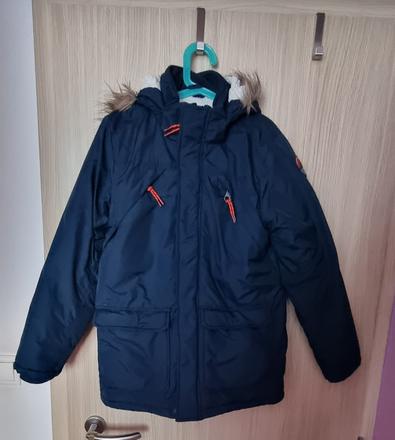 Teplá zimná bunda, h&m,140