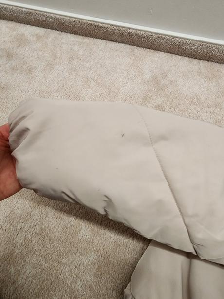 Bomber bunda krémová, h&m,m