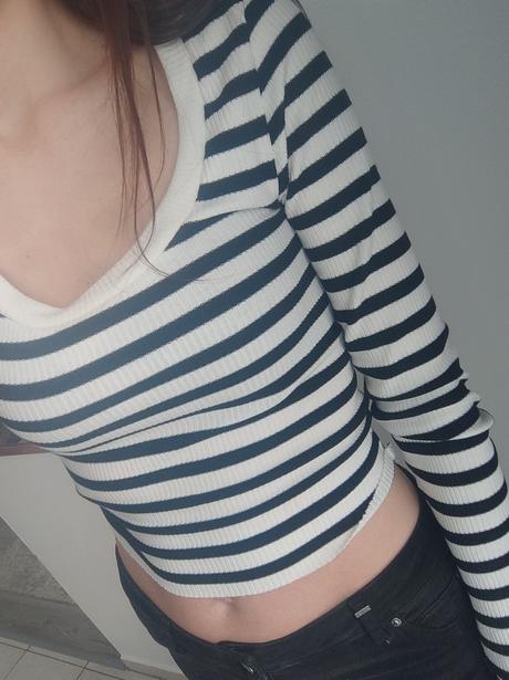 Pásikavé tričko, stradivarius,s