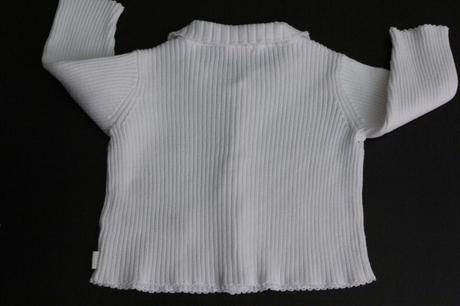 Elle svetrík, jarný, biely, ako nový, 6 mes., 68