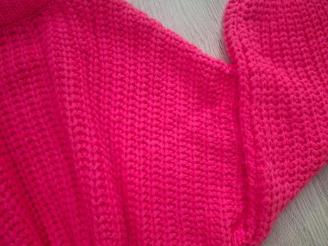 Neon oversize rolak, sherpa