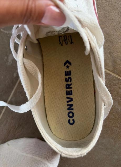 Biele conversy, converse,38
