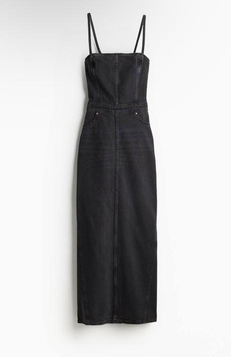 Riflove šaty, h&m,m