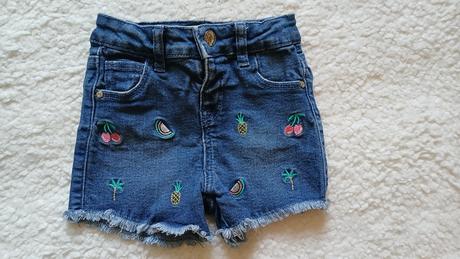 Riflové kraťasy, primark,80